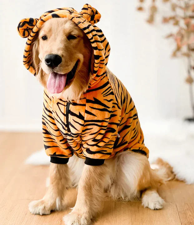 Tiger Pup Golden Retriever Costume